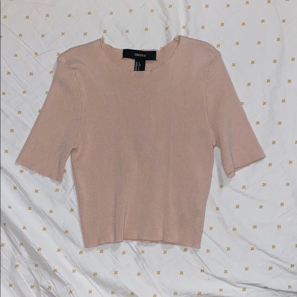 Forever21 Ribbed Knit Crop Top
